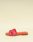 Hermes Bicolor Oran Sandal 37