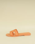 Hermes Granit Rose Oran Sandal 37