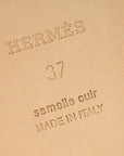 Hermes Granit Rose Oran Sandal 37