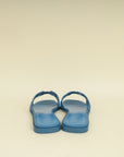 Hermes Bleu Bleuet Oran Sandal 37