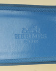 Hermes Bleu Bleuet Oran Sandal 37