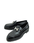 Hermes Noir Faubourg Loafer 38.5