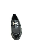 Hermes Noir Faubourg Loafer 38.5