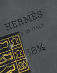 Hermes Noir Faubourg Loafer 38.5
