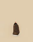 Hermes Dark Brown Suede Mesh Bouncing Sneaker 38.5