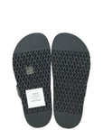 Hermes Noir Chypre Sandals 38