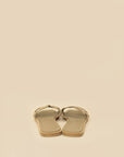 Hermes Gris Chaine d'Ancre Motif Oran Sandals 38
