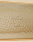 Hermes Gris Chaine d'Ancre Motif Oran Sandals 38