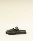Hermes Noir Chypre Sandal 38