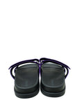 Hermes Purple Satin Chypre Sandal 38