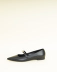 Hermes Noir Kelly Ballet Flat 38