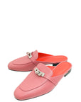 Hermes Rose Aphrodite Oz Mule 38