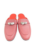 Hermes Rose Aphrodite Oz Mule 38