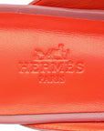 Hermes Rose Aphrodite Oz Mule 38