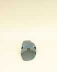 Hermes Gris Antarctique Suede Goatskin Oran Sandal 38