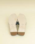 Hermes Gris Antarctique Suede Goatskin Oran Sandal 38