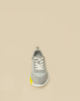 Hermes Gris Suede Mesh Bouncing Sneaker 40