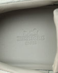 Hermes Gris Suede Mesh Bouncing Sneaker 40