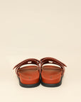 Hermes Maroon Muscavado Chypre Suede Goatskin Sandal 40