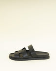 Hermes Noir Chypre Sandal 41