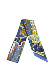 Hermes Bicolor Silk Exposition Universelle Twilly
