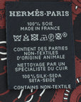 Hermes Rouge H Festival des Amazones Bandana Folk Twilly