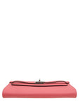 Hermes Rose Azalee Kelly To Go Evercolor Wallet