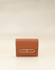 Hermes Gold Roulis Slim Evercolor Wallet