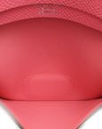 Hermes Rose Azalee Bearn Card Holder Wallet