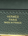 Hermes Vert Chypress Kelly To Go Evercolor Wallet