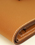 Hermes Gold Bearn Compact Wallet