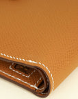 Hermes Gold Bearn Compact Wallet