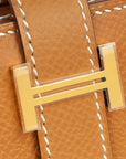 Hermes Gold Bearn Compact Wallet