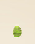 Hermes Vert Absinthe Lizard Oran Sandals 39