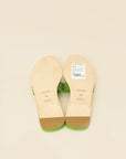 Hermes Vert Absinthe Lizard Oran Sandals 39