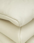 Louis Vuitton Blanc Monogram Embossed Coussin PM Bag
