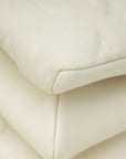 Louis Vuitton Blanc Monogram Embossed Coussin PM Bag
