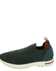 Loro Piana Agano Green 360 LP Microfibre Slip On Sneaker 36.5