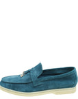 Loro Piana Starry Sapphire Summer Charms Walk Loafer 37