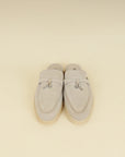 Loro Piana Tapioca Babouche Charms Walk Loafer 39
