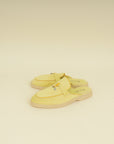 Loro Piana Yellow Babouche Charms Walk Loafer 39