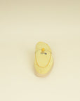 Loro Piana Yellow Babouche Charms Walk Loafer 39