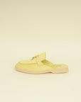 Loro Piana Yellow Babouche Charms Walk Loafer 39