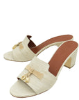 Loro Piana Birch Bark Summer Charm Sandal 40