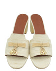 Loro Piana Birch Bark Summer Charm Sandal 40
