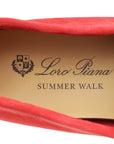 Loro Piana Tango Red Summer Charms Walk Loafer W/ Loro Piana My Charm 36