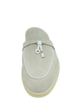 Loro Piana Powder Pearl Charms Walk Babouche Loafer 38.5
