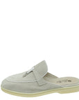 Loro Piana Powder Pearl Charms Walk Babouche Loafer 38.5