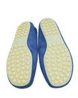 Loro Piana Blue Fluorite Suede Dot Sole Walk Loafer 36
