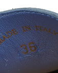 Loro Piana Blue Fluorite Suede Dot Sole Walk Loafer 36